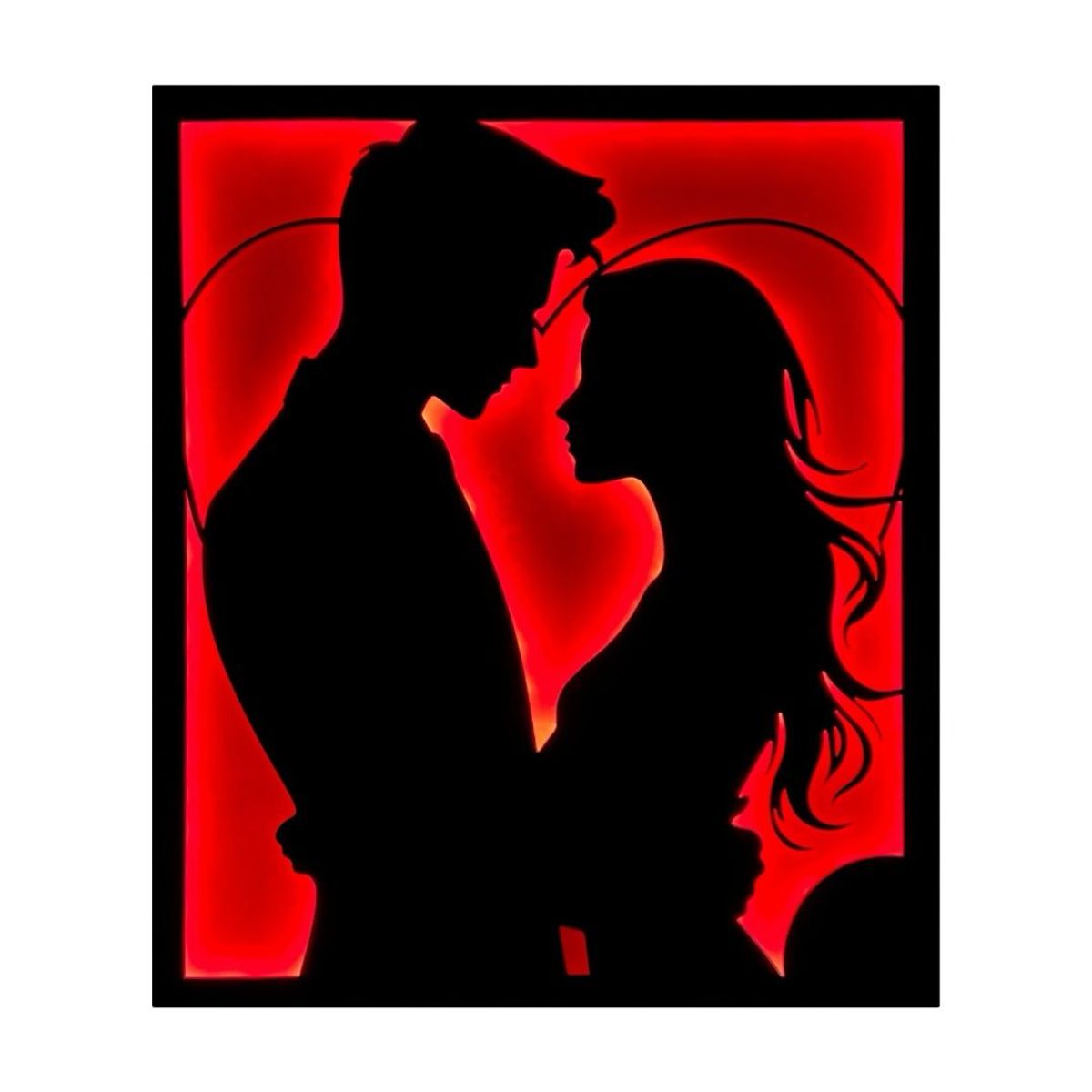 Cuadro Retroiluminado modelo Pareja Enamorada, marca GENERICO - Foto 2