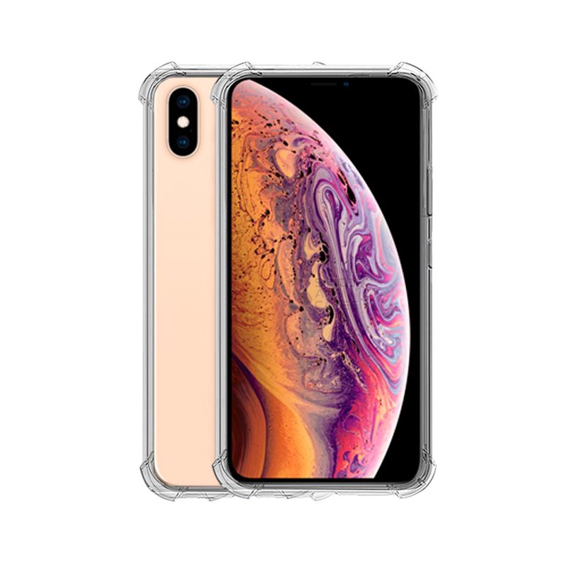 GENERICO - CARCASA TRANSPARENTE PARA CELULAR IPHONE XS MAX ANTIGOLPE