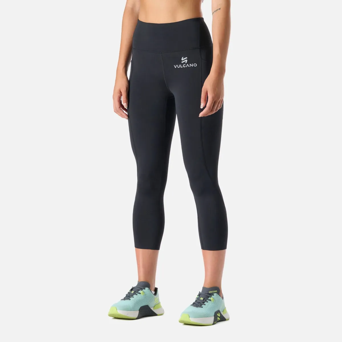 VULCANO - Calza Deportiva de tiro alto 3/4 mujer Built To Move