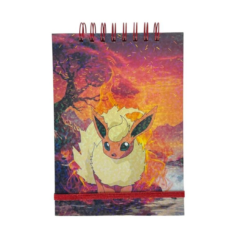GENERICO - Croquera A5 80 Hojas Lisas Blancas Diseño Flareon