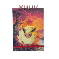 GENERICO - Croquera A5 80 Hojas Lisas Blancas Diseño Flareon