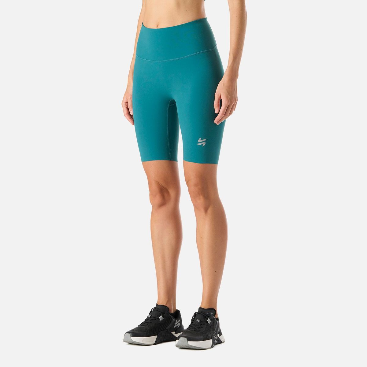 VULCANO - Calza Mujer Tempo Biker Super High Rise Leggins Petroleo Vulcano