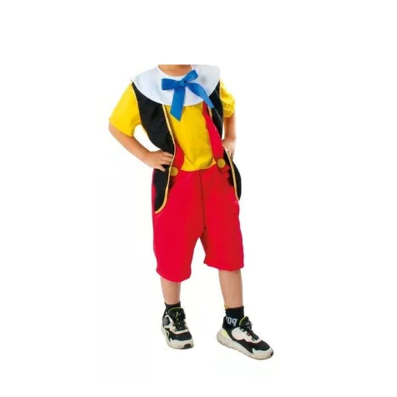 GENERICO - Disfraz Día del Libro Personajes Cuentos Pinocho Talla 3-4