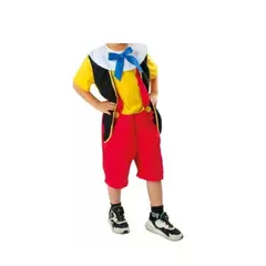 GENERICO - Disfraz Día del Libro Personajes Cuentos Pinocho Talla 3-4
