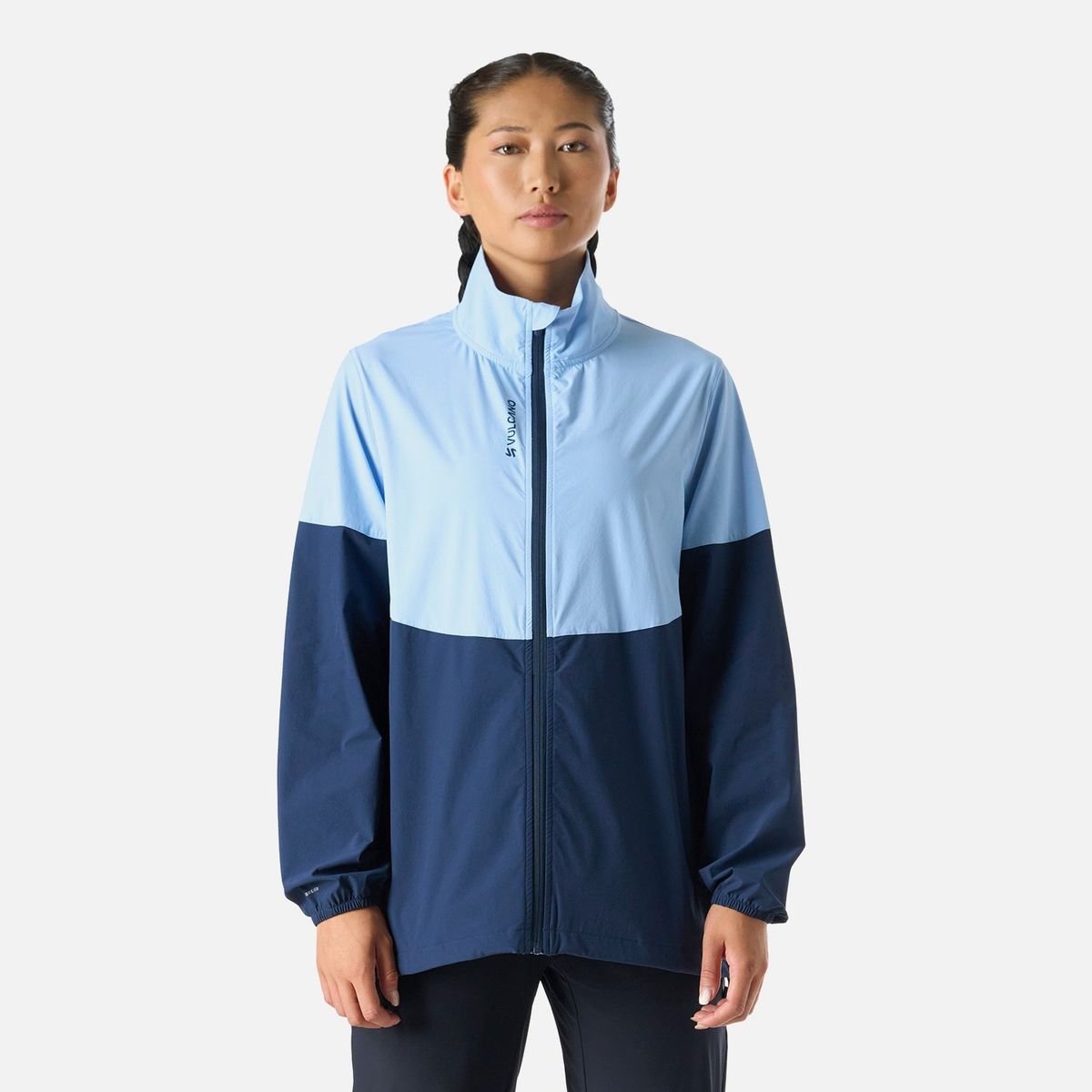 VULCANO - Chaqueta Mujer Tempo Full Zip Windbreaker Jacket Celeste Vulcano