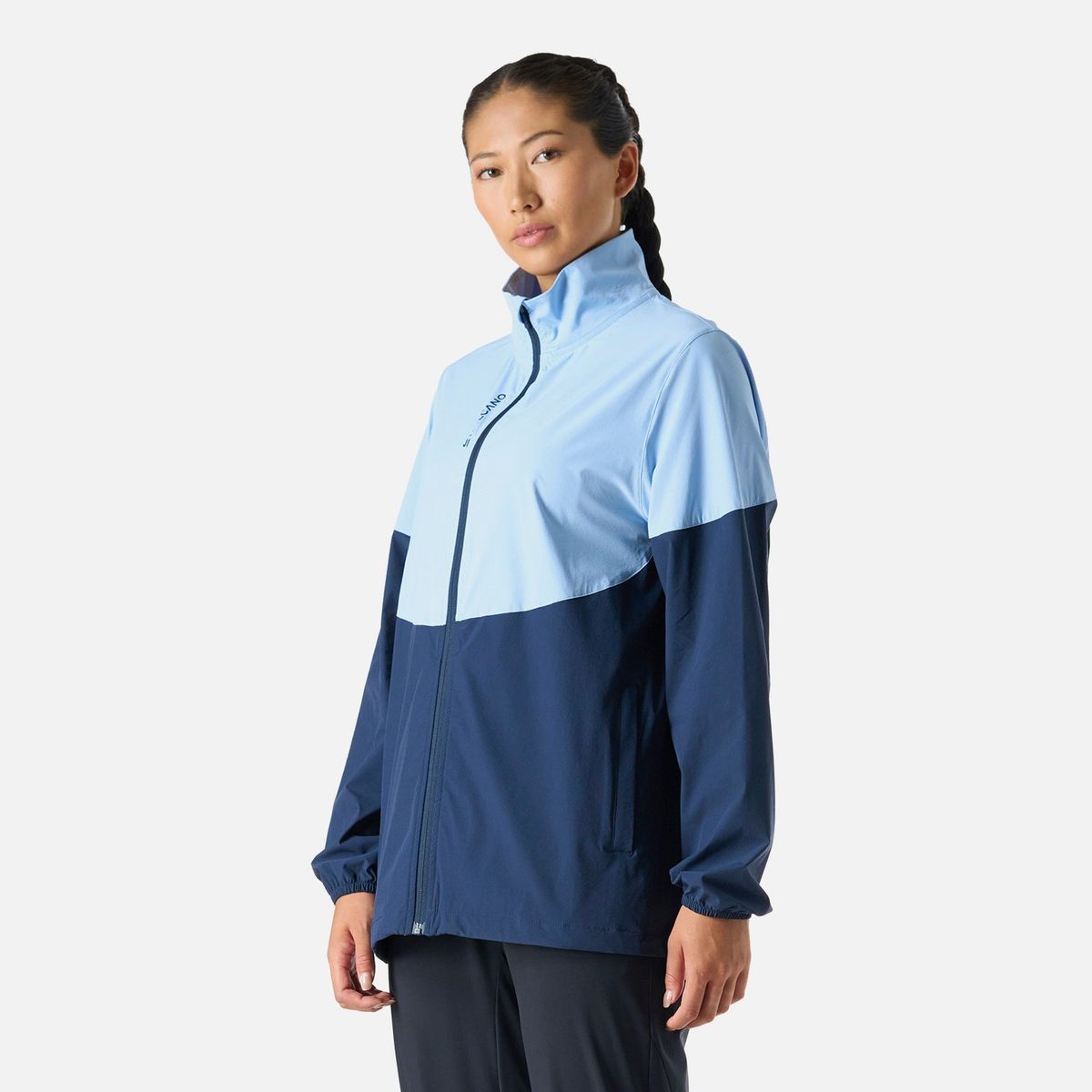 VULCANO - Chaqueta Mujer Tempo Full Zip Windbreaker Jacket Celeste Vulcano