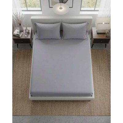 Imagen 2 del producto JUEGO DE SABANAS DE 200 HILOS KING GRIS OSCURO