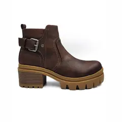 DOLCE CANNELLA - BOTIN MUJER CAFÉ CON HEBILLA