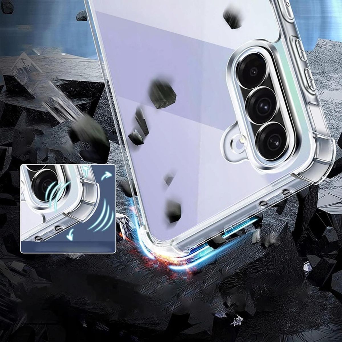 GENERICO - Carcasa Antishock Transparente Para Samsung Galaxy A36 5g