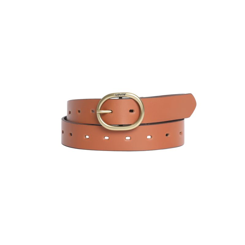 LEVIS - Cinturón Mujer Una Cara Café Levis