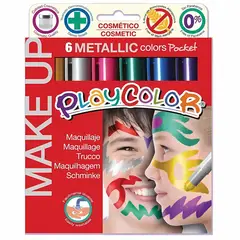 GENERICO - Pinta Caritas 6 Colores Metalizados - SC