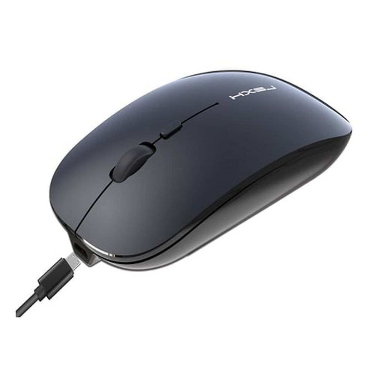 GENERICO - Mouse Raton Recargable USB Silencioso Inalámbrico 24ghz