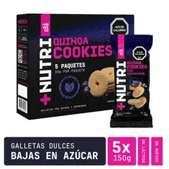 GENERICO - Galletas Dulces de Quinua y Arándano 150 g 5 un.