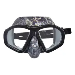 CABOSUB - Máscara Buceo Snorkeling Tonina Camuflaje Precisión y Estilo - Negro