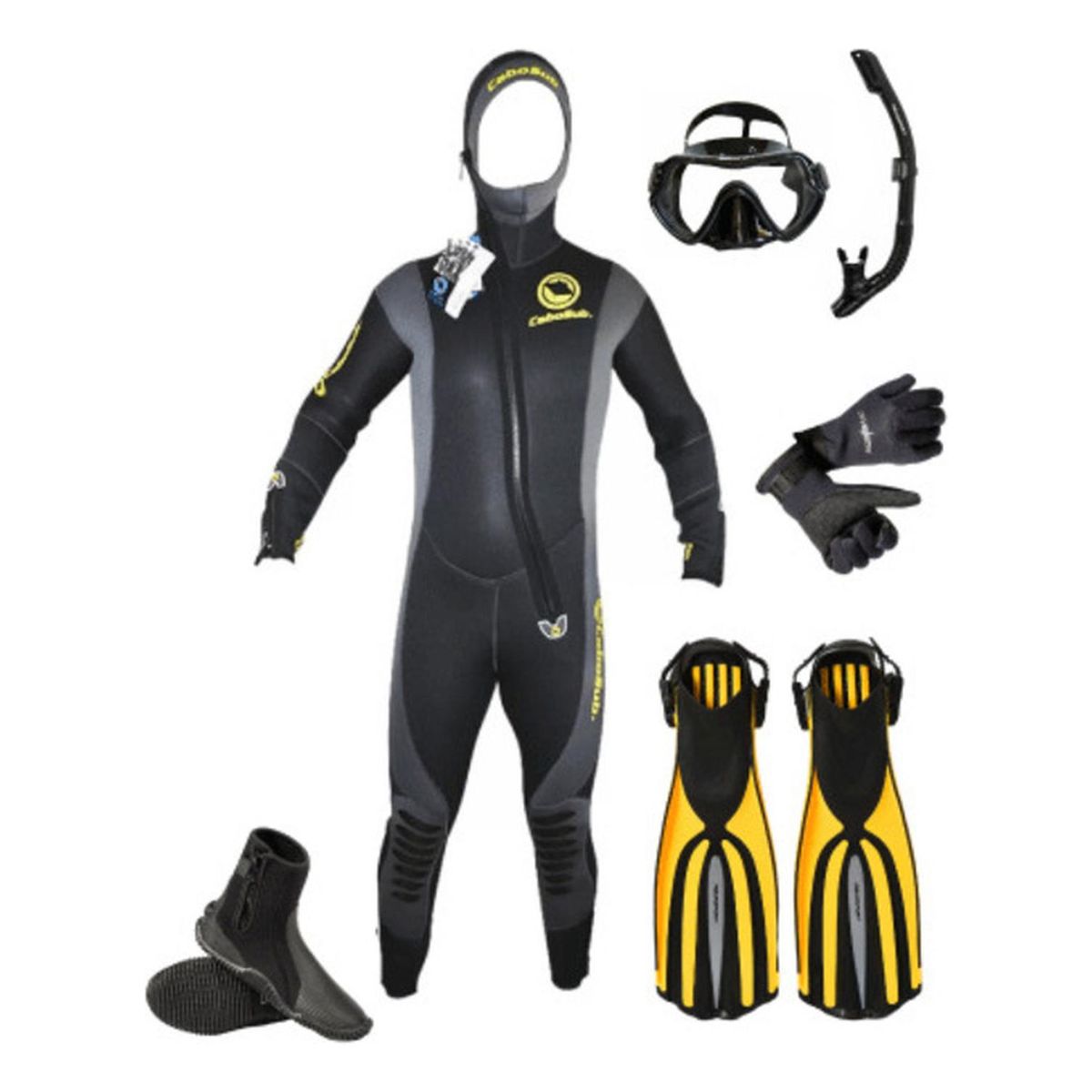 AQUASPORT - Pack Aqua Sport Buceo Pro 2 - Negro