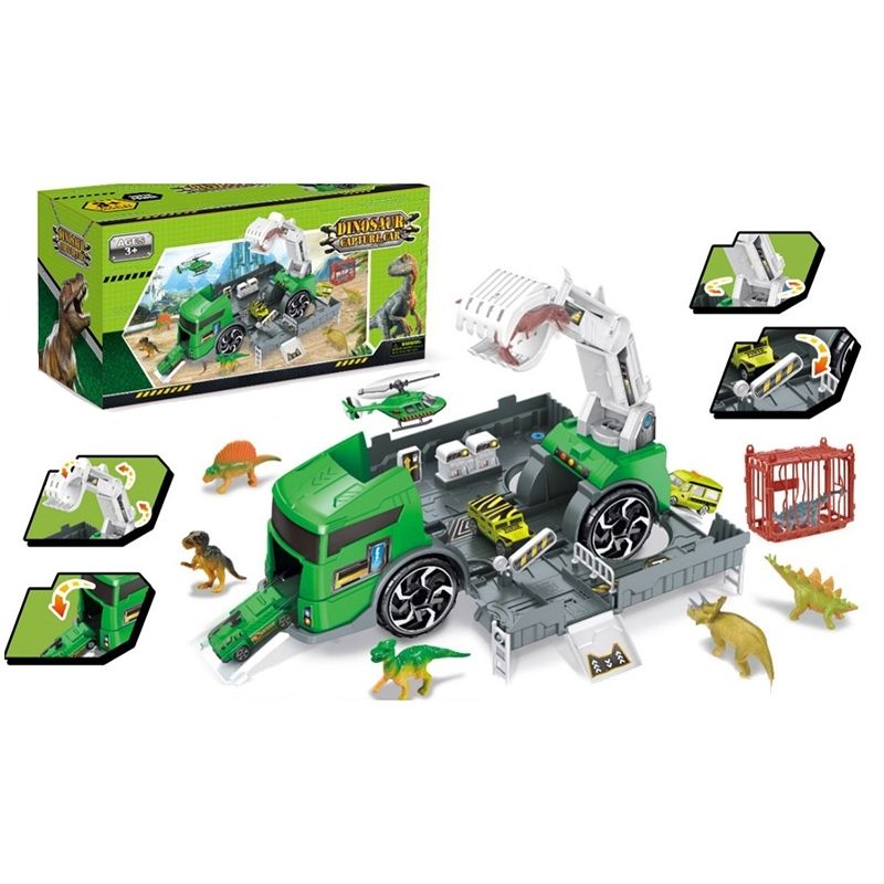 GENERICO - MEGATOYS SY9928 DINOSAUR CAPTURE CAR