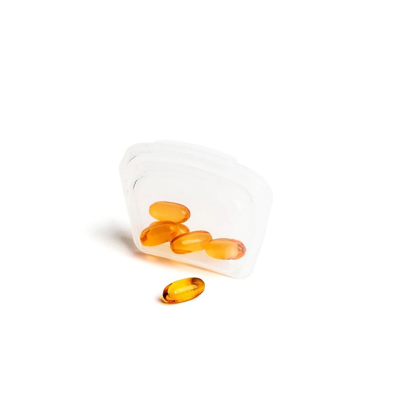 STACK N STOCK - Bolsa De Silicona Platino Multiuso 80 Ml Transparente