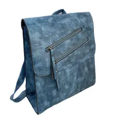 GENERICO - Mochila Cartera Ecocuero Mujer Elegante Multifuncional Uso Diario