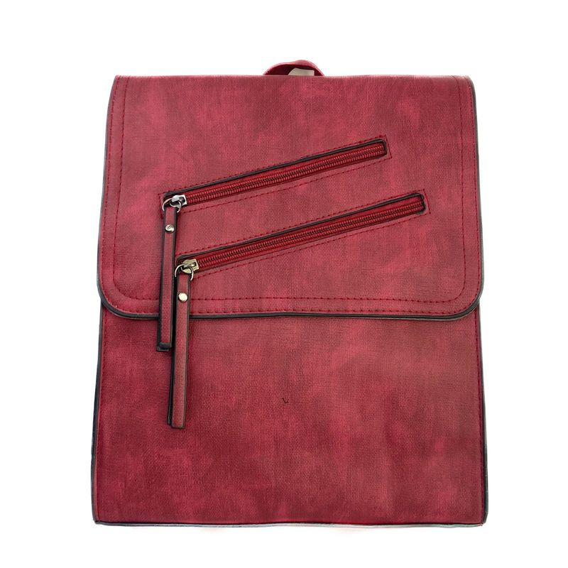 GENERICO - Mochila Cartera Ecocuero Mujer Elegante Multifuncional Uso Diario