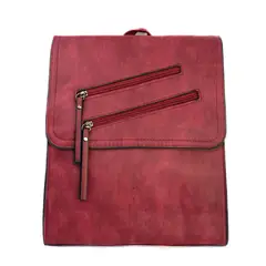 GENERICO - Mochila Cartera Ecocuero Mujer Elegante Multifuncional Uso Diario