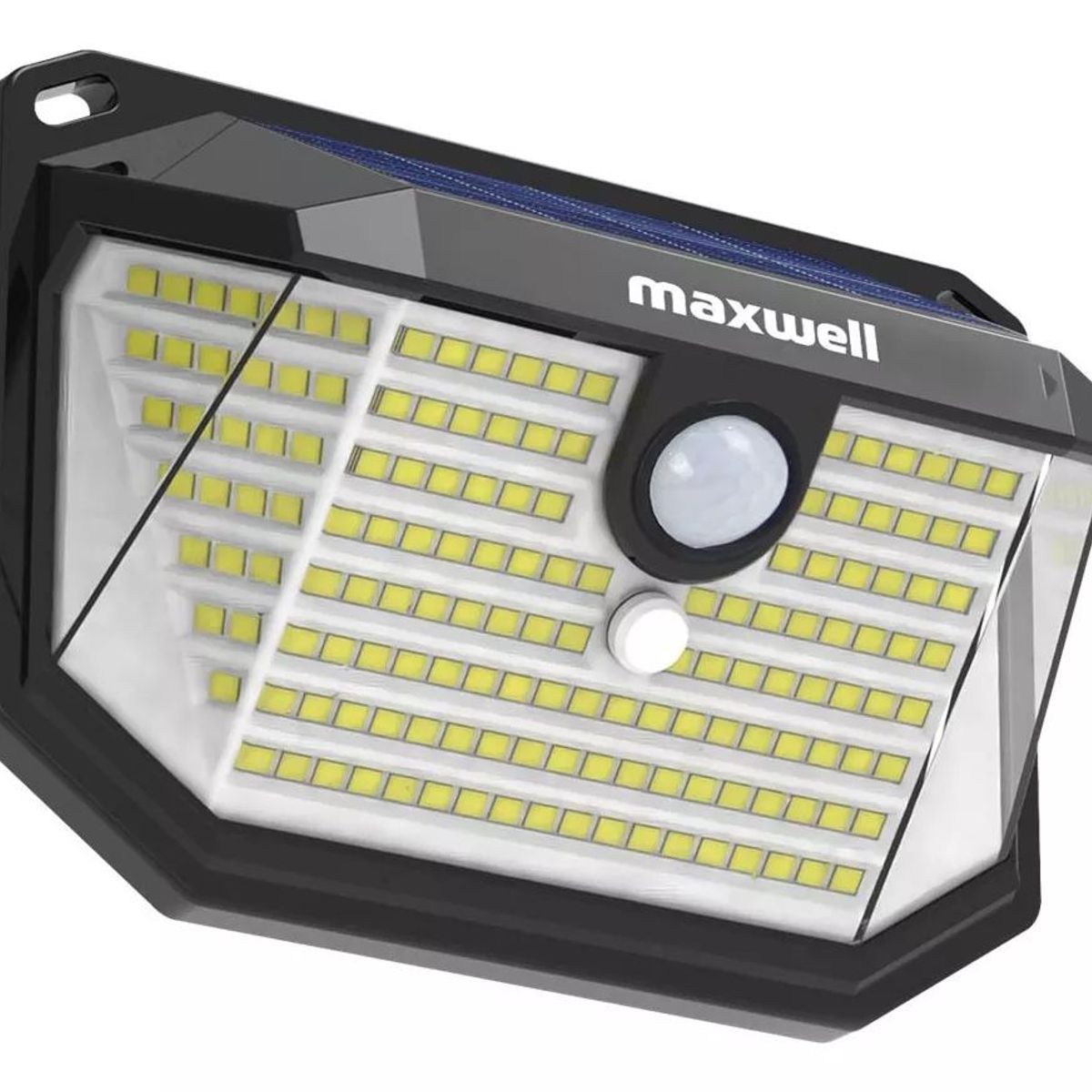 GENERICO - Foco Solar Maxwell Led Exterior Pared Unitario + Sensor Luz Fría