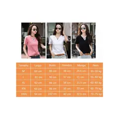 EDWINAYY - Camiseta Básica Casual De Manga Corta Para Mujer
