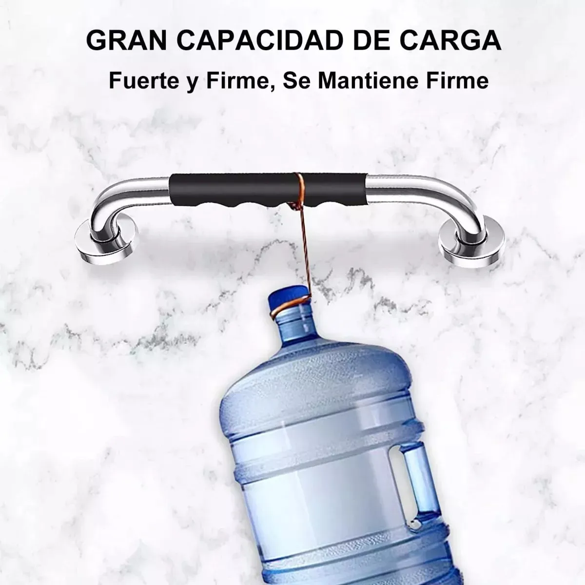 2 Barras Agarradera De Seguridad Baños Apoyo Acero Inox 50cm, marca TNAKIEX - Foto 2