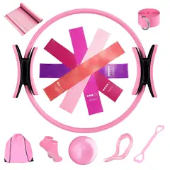 KOKILA - Set 12 Elasticas Yoga Aro Ring Resistencia Power Bands
