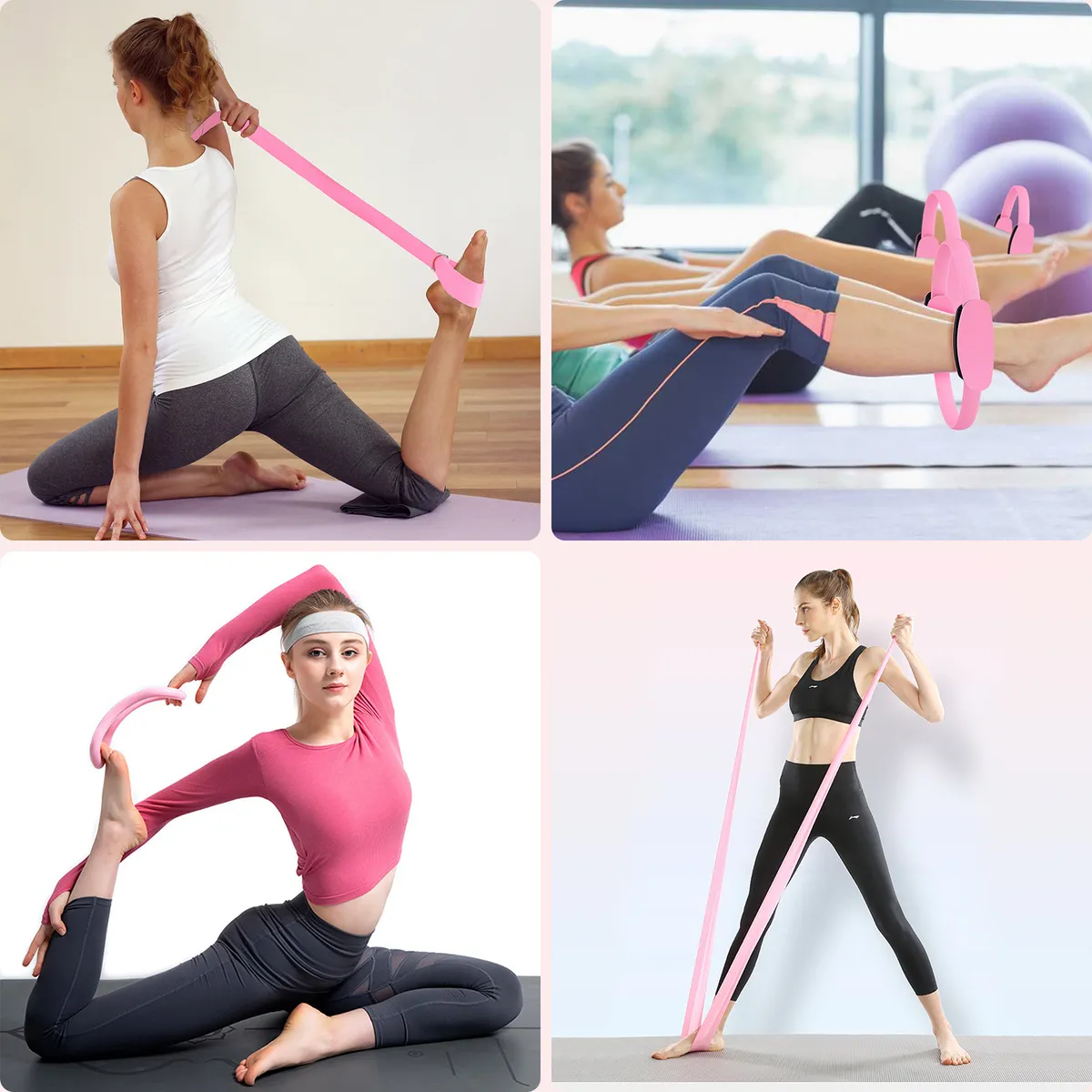 KOKILA - Set 13 Elasticas Yoga Aro Ring Resistencia Power Bands