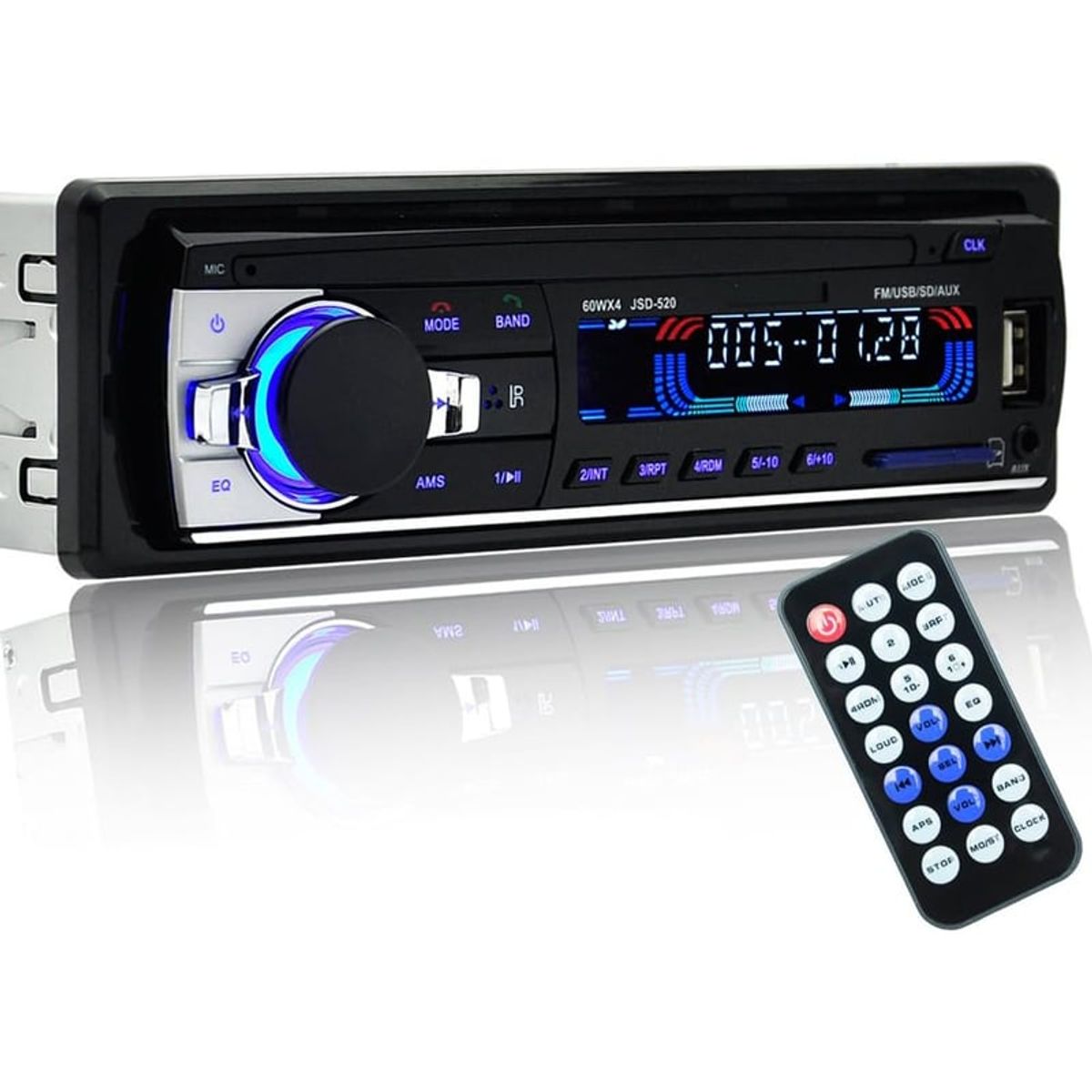 GENERICO - Radio De Camiones Y Buses Bluetooth Auxpendrive 24v