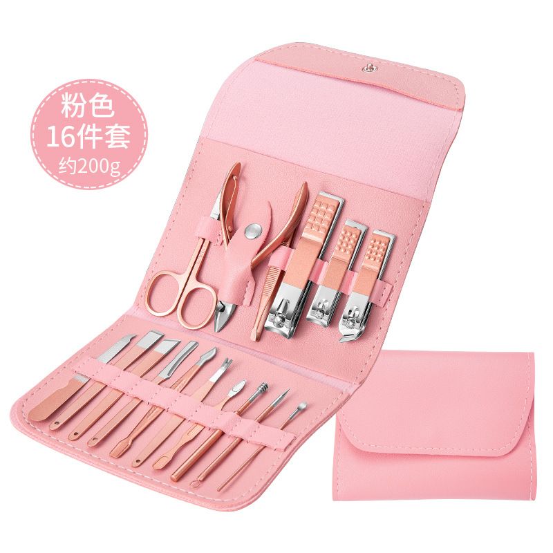 EDWINAYY - Set De Manicura Y Pedicura Profesional Set De 16 Piezas
