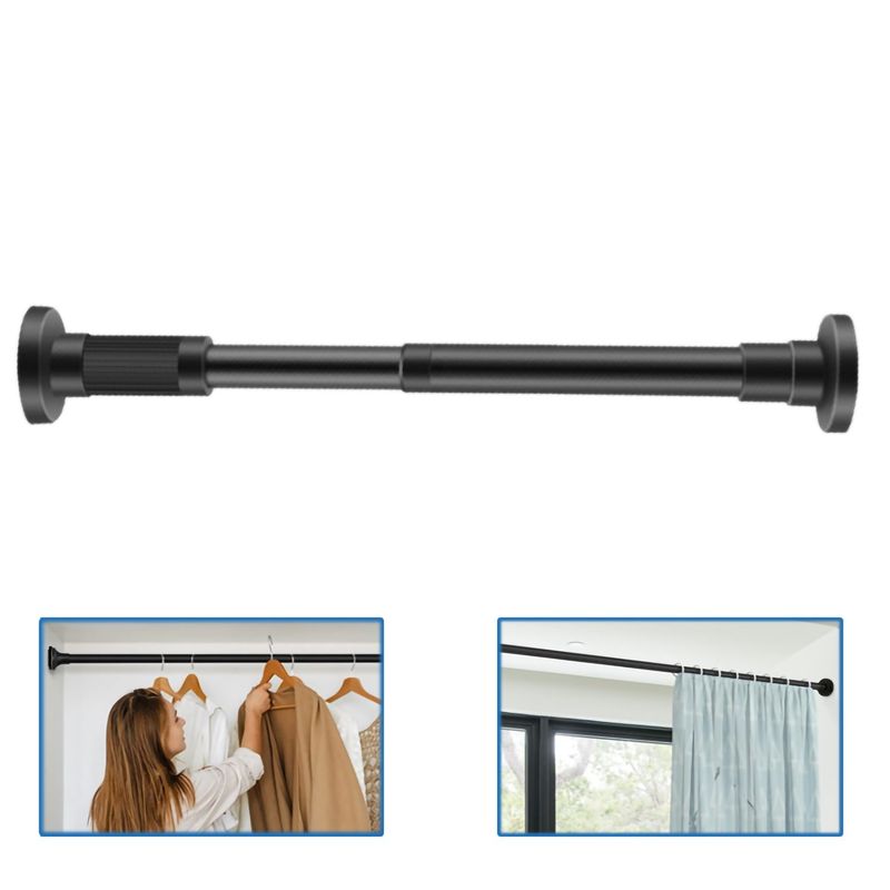 GENERICO - 150-280cm Tubo Para Cortina Extensible Para Bano Veranda