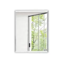 JOYTEK - Espejo Rectangular Puntas Rectas 60x45 cm