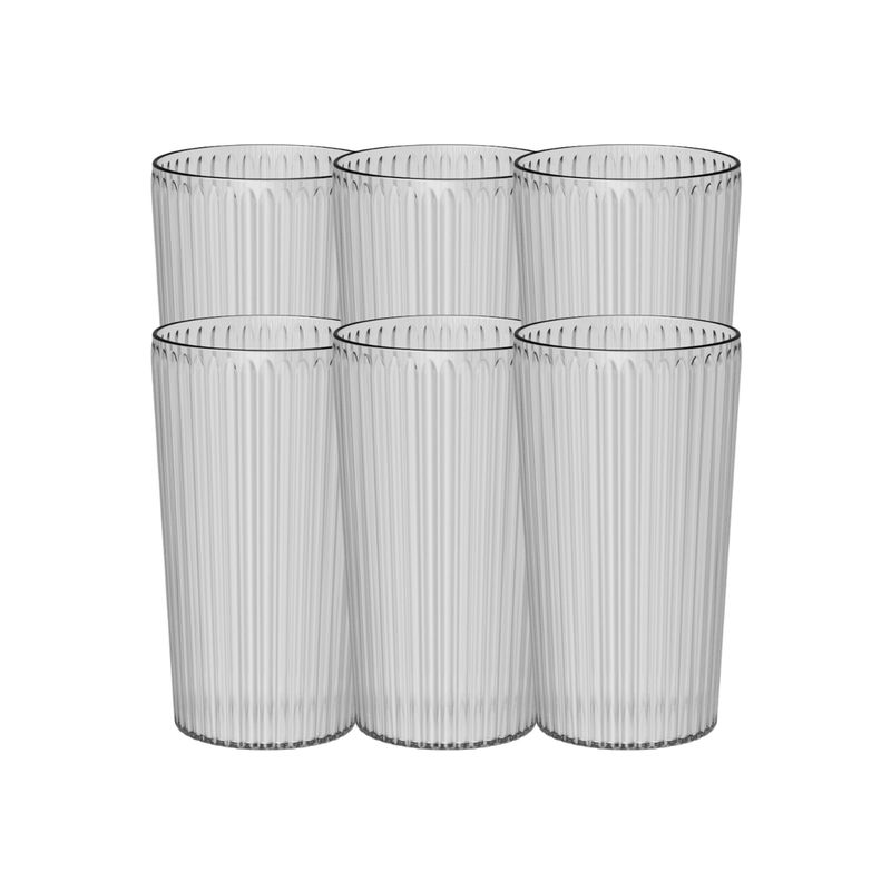 KAWI - Set 6 Unidades Vasos Transparente 480ml Sustentables Malmö Kawi®.