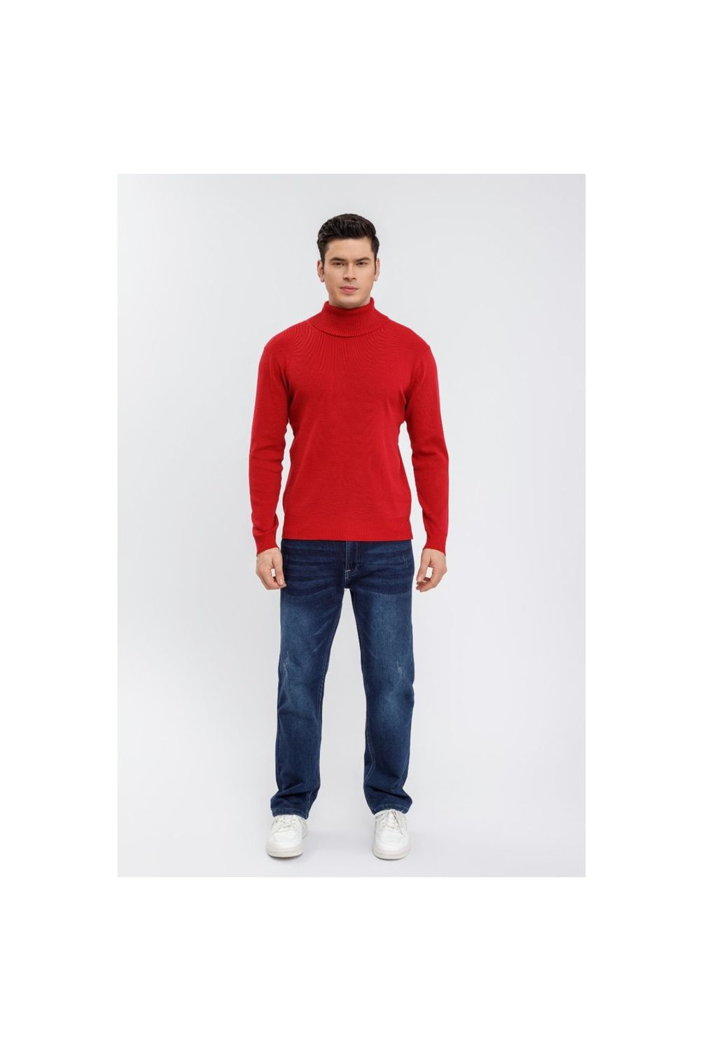 LIKE SHOP Sweater Tejido Hombre Cuello Subido Beatle 7198
