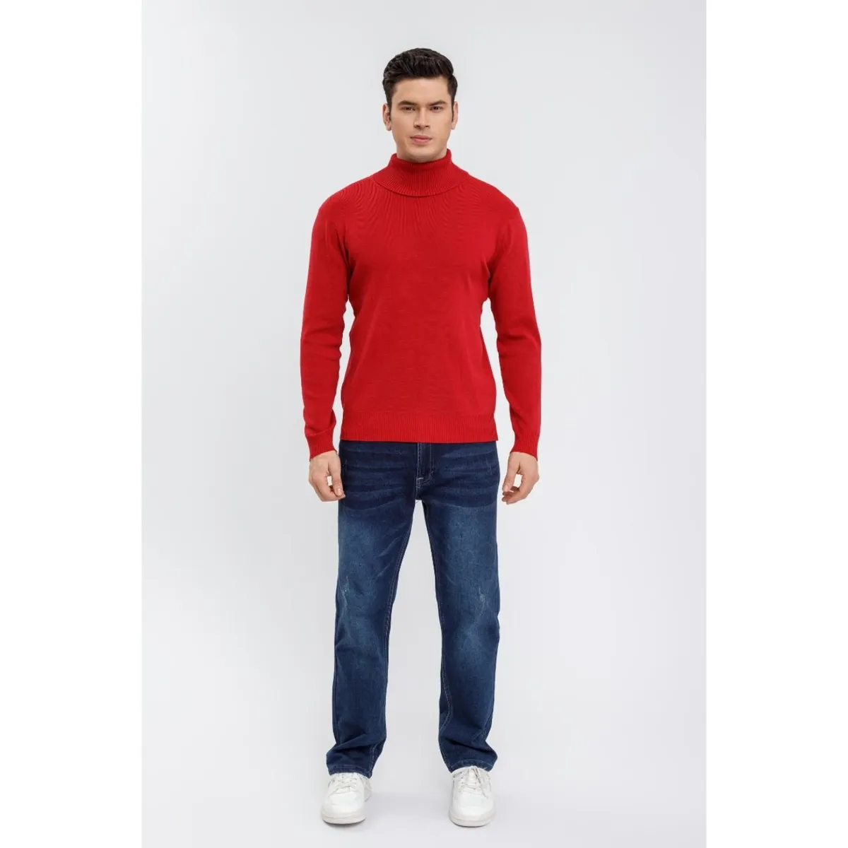 LIKE SHOP - Sweater Tejido Hombre Cuello Subido Beatle 7198