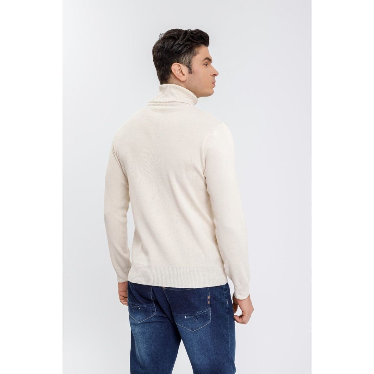 LIKE SHOP - Sweater Tejido Hombre Cuello Subido Beatle 7198
