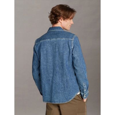 Imagen 2 del producto Camisa Slim Denim Azul