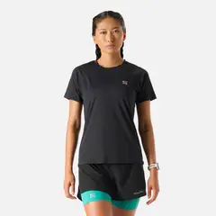 VULCANO - Polera manga corta running mujer Built To Move