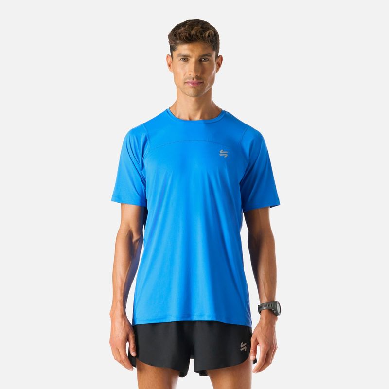 VULCANO - Polera manga corta running hombre Built To Move