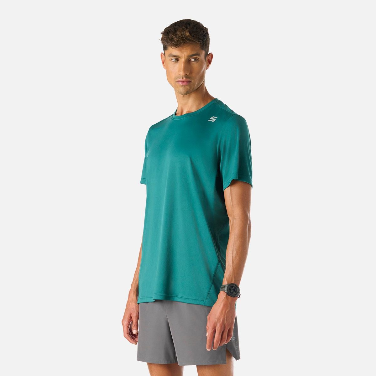 VULCANO - Polera Hombre Tempo Advanced T-Shirt Petroleo Vulcano