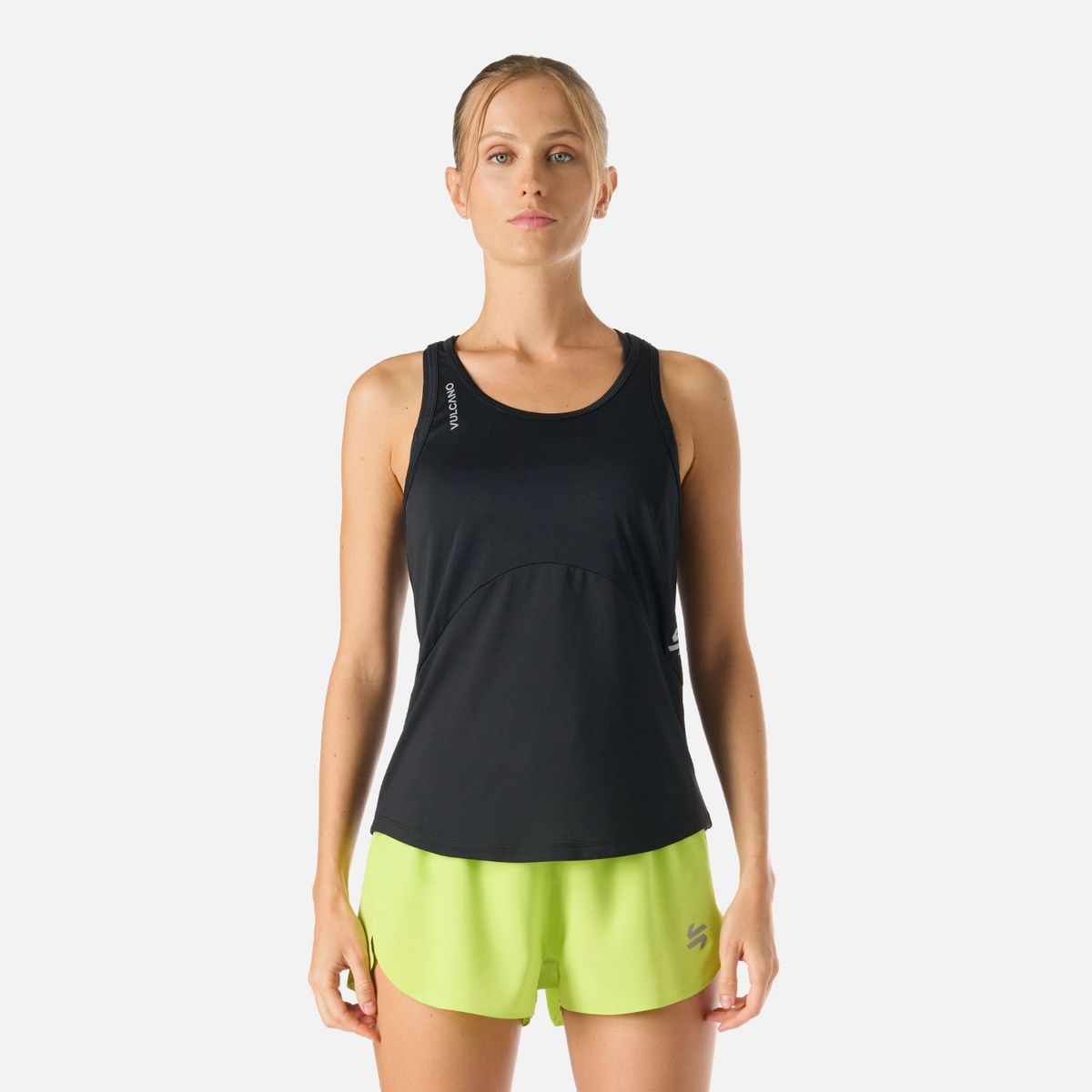 VULCANO - Polera Mujer Built To Move Tank Top Negro Vulcano