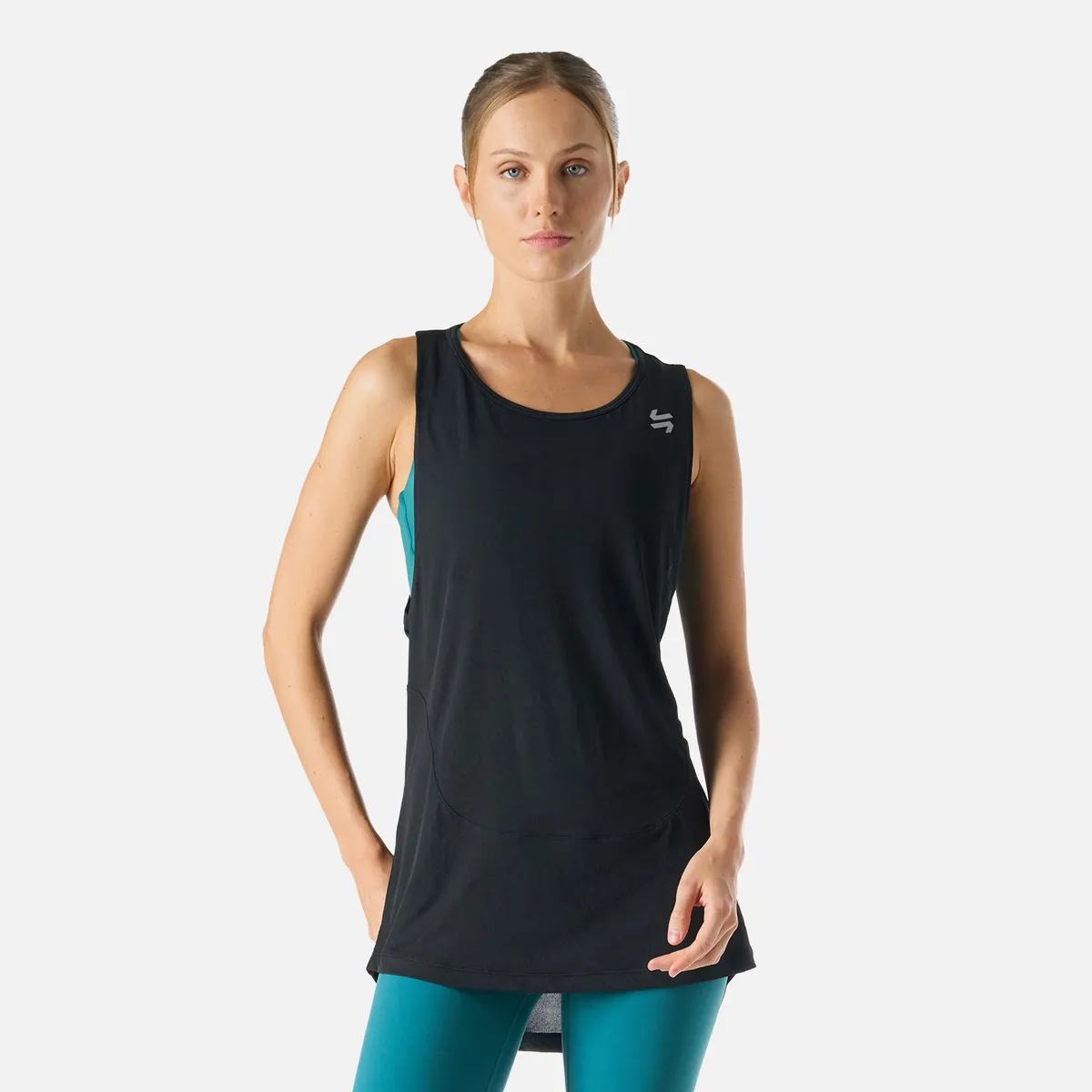 VULCANO - Polera Mujer Tempo Tank Top Negro Vulcano