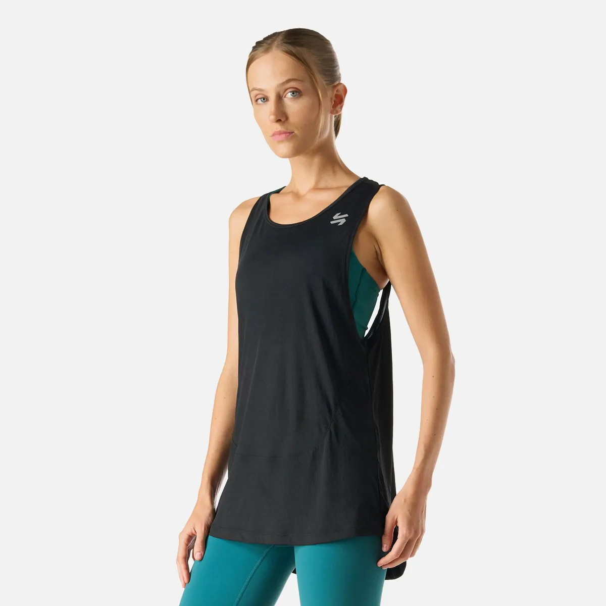 VULCANO - Polera Mujer Tempo Tank Top Negro Vulcano
