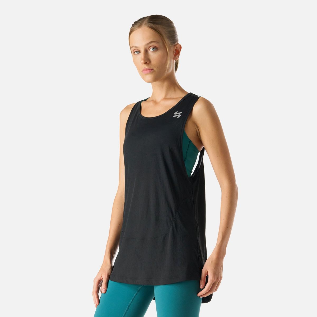 VULCANO - Polera Mujer Tempo Tank Top Negro Vulcano