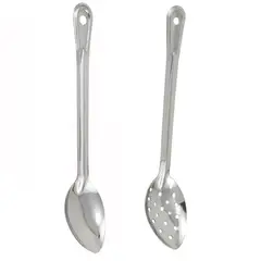 WINCO - Cuchara servir 28Cm Set 2 piezas (solida-perforada)
