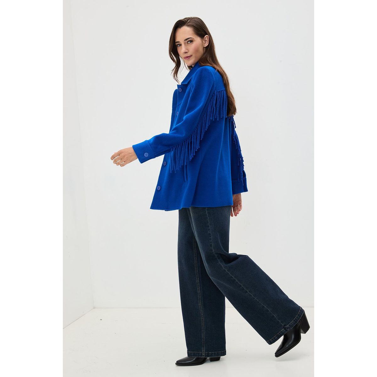 IO - Chaqueton Azulino Mujer Io