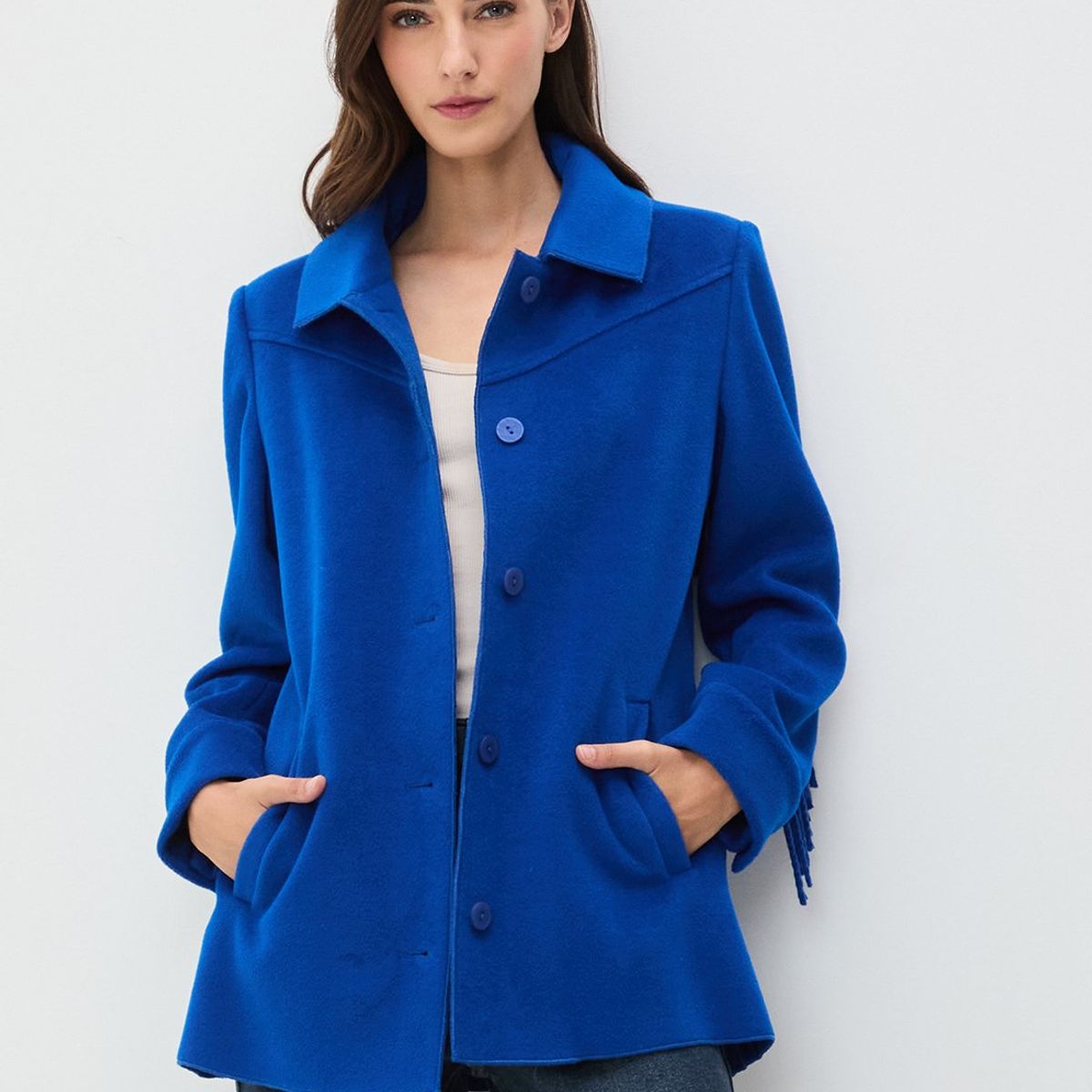 IO - Chaqueton Azulino Mujer Io