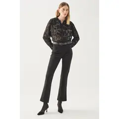 ASH - Calza Semi Flare Negro