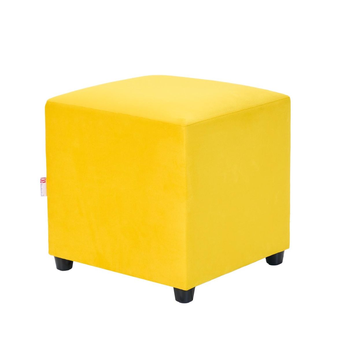 BODEVIR - Pouf Cali 1C Felpa 30 Amarillo